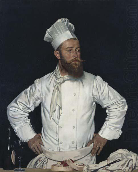 William Orpen Le Chef de l'Hotel Chatham, Paris oil painting picture